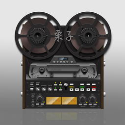 寫(xiě)實(shí)圖標(biāo)臨摹 錄音機(jī)