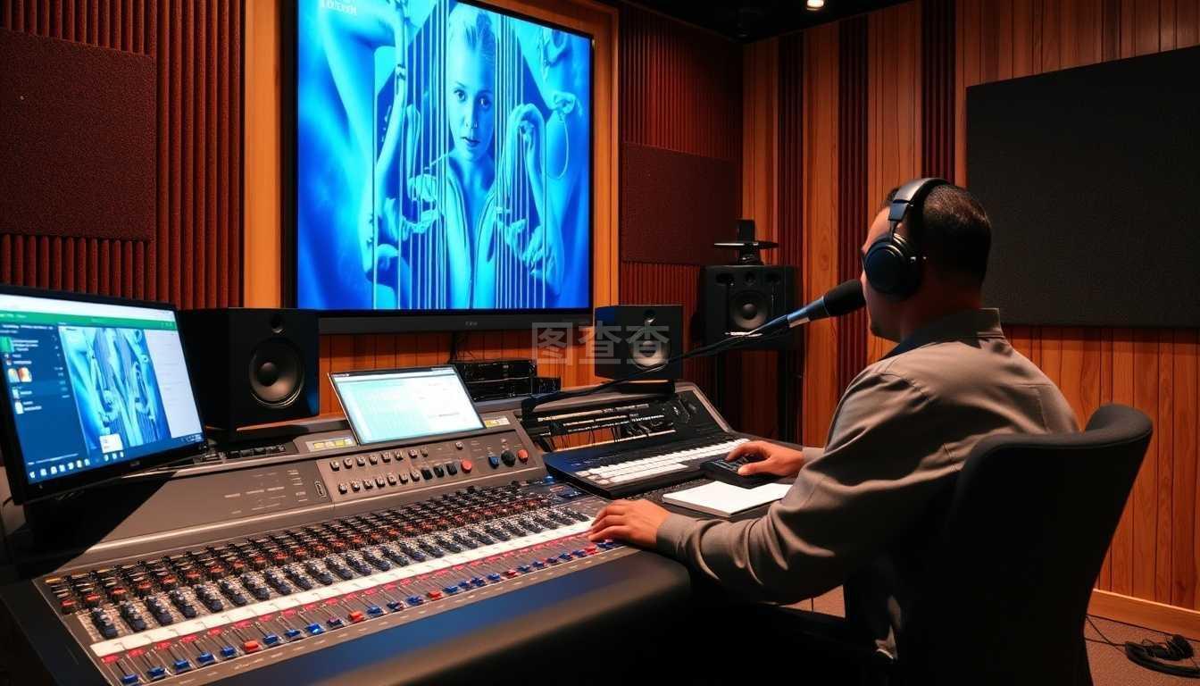錄音棚混音臺(tái)專業(yè)音樂(lè)制作